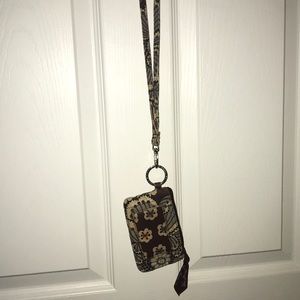 Vera Bradley id and lanyard